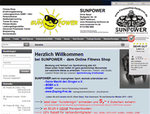 Tablet Screenshot of fitnessshop-heilbronn.de